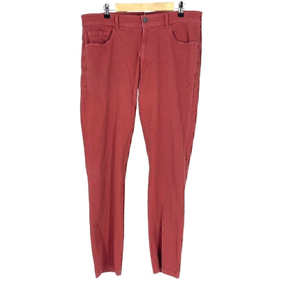 Red Ale By Alesbury Chino Pants Mens 36x31 Measured Marsala Slim Stretch